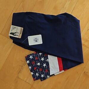 NWT Patriotic REEBOK Sport Capri